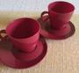 Imagem de Kit com 2 Xícaras Design 180 ml Marsala Tupperware