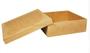 Imagem de Kit Com 20 Caixa Quadrada Tampa Sapato 12x12x5 Mdf Madeira