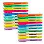 Imagem de Kit Com 20 Canetas Marca Texto Coloridas Masterprint Tons Pastel Neon