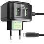 Imagem de Kit com 20 Carregador Turbo Celular V8 Multiuso Atacado 2.4a Usb 2 Entrada