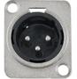 Imagem de Kit Com 20 Conector Xlr Painel Macho Santo Angelo Sa2x