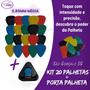 Imagem de  Kit com 20 Palhetas São Gonçalo 0,80MM com Porta Palheta SG com Adesivo