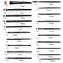 Imagem de Kit Com 20 Pincéis Profissionais Para Maquiagem Com Estojo