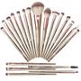 Imagem de Kit com 20 Pincel de Maquiagem Profissional - Rose Gold