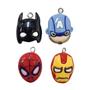Imagem de Kit com 20 Pingentes sortidos heróis Marvel e DC para montar pulseiras, colar, chaveiros, e bijus 
