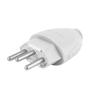Imagem de Kit com 20 Plug Macho 10A 2P+T Bivolt Branco DN1594 Legrand