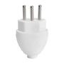 Imagem de Kit com 20 Plug Macho 10A 2P+T Bivolt Branco DN1594 Legrand