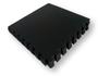 Imagem de Kit com 20 Tatames Tapetes EVA Com Borda 50cm X 50cm X 1cm Preto