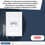 Imagem de Kit Com 20 Tomadas 10a 4x2 Evidence Original 2911 - Fame