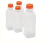 Imagem de Kit com 20 unidades GARRAFAS DESCARTÁVEIS 300ML  COM LACRE, FORMATO QUADRADO
