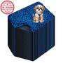 Imagem de Kit com 24 Banheiro para Cães Tecido Ecológico 100x70 Patinha Azul c/Ganchos - 300 Lavagens Quality