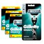 Imagem de Kit com 24 Carga Gillette Mach3 Leve 8 Pague 6 + 1 Aparelho de Barbear Gillette Mach3