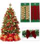 Imagem de Kit Com 24 Laços Enfeite De Árvore Para Natal Decoração