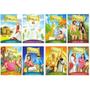 Imagem de Kit com 24 livros biblicos infantil 16 ler e 8 pintar colorir