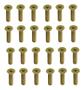 Imagem de Kit Com 24 Parafuso Conico Philips M6X16 Dourado