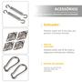 Imagem de Kit com 24 Peças de Hardware em Aço Inoxidável 304 para Vela de Sombra