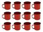 Imagem de Kit Com 24x Caneca Esmaltada Retrô 150ml - Art House