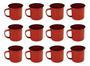 Imagem de Kit Com 24x Caneca Esmaltada Retrô 150ml - Art House