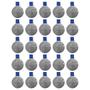 Imagem de Kit Com 25 Medalhas De Prata M60 Hm Com Fita Azul Crespar