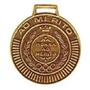Imagem de Kit com 25 Medalhas Rema Honra Ao Mérito 50mm Com Fita Cor Bronze
