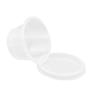 Imagem de Kit Com 25 Potes 500ml Multiuso Com Tampa Resistente Copozan PP Transparente Hermético Livre de BPA
