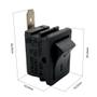 Imagem de Kit com 2un Botão Interruptor Chave Liga Desliga Compatível com Lixadeira Orbital Mondial FLO-02 240W