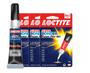 Imagem de Kit Com 3 Adesivo Cola Super Bonder Flexível Gel Power Flex Loctite 2g