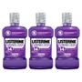 Imagem de Kit com 3 Antissépticos Bucal Listerine Cuidado Total 250ml