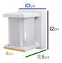 Imagem de kit com 3 Arandelas Externa E Interna Led 10w Alumínio Ip65 St9822