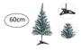 Imagem de Kit Com 3 Árvore Pinheiro De Natal 50 Galhos Verde Com Neve 60cm A0030