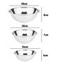 Imagem de Kit com 3 Bacias Em Aço Inox Multiuso - UnyHome - Reforçada - 36cm - 38cm - 40cm