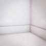 Imagem de Kit com 3 Barras Rodapé de Poliestireno 10cm X 15mm Liso 7,2m