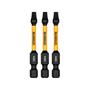 Imagem de Kit Com 3 Bits Torx T20 x 50mm Flextorq Dewalt DWAF2TX20IR3