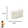 Imagem de Kit com 3 bloco de espuma multiuso tigre 6cm x 13cm x 21cm