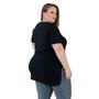 Imagem de Kit com 3 Blusas Femininas Plus Size Moda Comportada