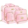 Imagem de Kit Com 3 Bolsas De Maternidade Menina Plike Baby Rosa