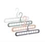 Imagem de Kit com 3 Cabides Magico 9 Furos Multi-dobrável Organizador