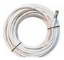 Imagem de Kit Com 3 Cabos Rg6 Branco 10 Metros Conector Montado Cód A2