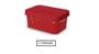 Imagem de Kit Com 3 Caixas Organizadoras Multiuso 4,5l Com Tampa Vermelho