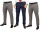 Imagem de Kit com 3 - Calça Social Slim Masculina Qualidade Premium Oxford 3 cores