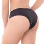 Imagem de KIT com 3 calcinhas modelo tanga rendada em algodão Diva Donna