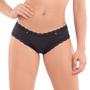 Imagem de KIT com 3 calcinhas modelo tanga rendada em algodão Diva Donna