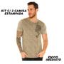 Imagem de Kit Com 3 Camisetas Masculina - Cores & Estampas Variadas