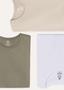 Imagem de Kit Com 3 Camisetas Masculinas Básicas Slim