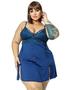 Imagem de Kit com 3 Camisolas Plus Size Baby Doll com Fenda Ana Júlia