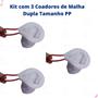 Imagem de Kit Com 3 Coador Filtro de Pano P/ Café De Algodão PP Ao GG
