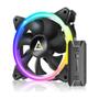 Imagem de Kit com 3 Cooler P/ Gabinete ANTEC Neon 120 ARGB_3PK 120MM ARGB PWM - 0-761345-40023-7