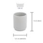 Imagem de Kit Com 3 Copinhos De Porcelana 150 Ml