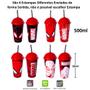 Imagem de Kit com 3 Copo Shake com Canudo Infantil Spider Man SuperMan e Batman
