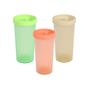 Imagem de Kit com 3 Copos 500ml com Cores Sortidas Tampa Coza Nutri Brinox  13154/4117